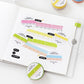 Ruller tape Cute creative simulation soft ruler scale tape textured paper can write stickers hand account decorative mark