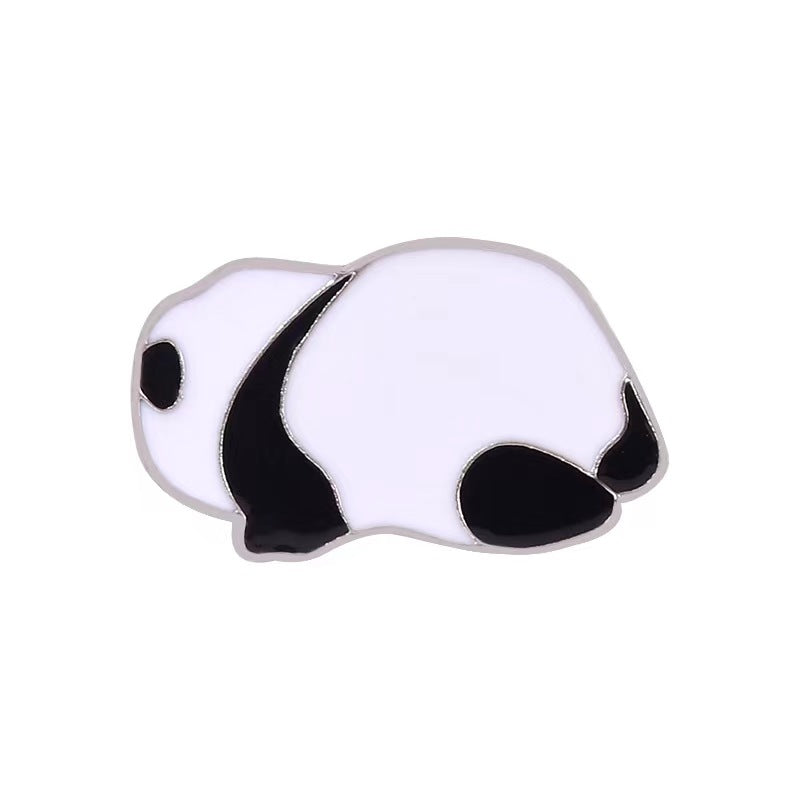 Cute pandas pins 4 different designs l enamel cute pin set pins laple pin hard enamel pin Christmas gifts