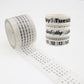 calendar and paper tape set Sunday date year month day DIY hand account border decoration masking paper stickers
