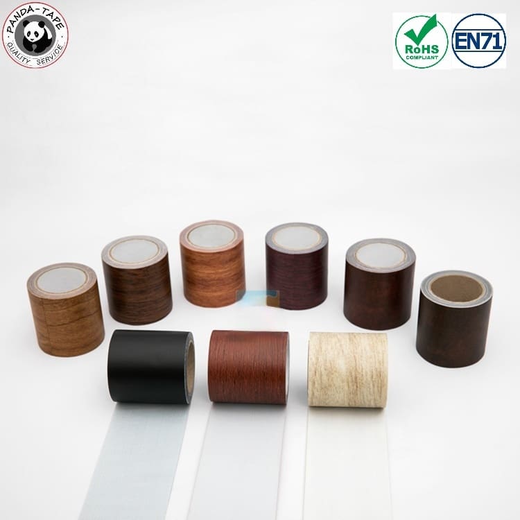 Customized Wooden Grain Tape Customized Wooden design Tape For Furniture and Floor Waterproof Repair Tape Patch Wood Textured Adhesive Tape/Baseboard Repair