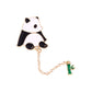 Cute pandas pins 4 different designs l enamel cute pin set pins laple pin hard enamel pin Christmas gifts