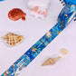 Holographic gold foil design washi tape custom design holo washi tape floral design washi tape for the washi tape projects home decor with 100rolls MOQ